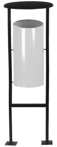 Урна уличная Титан УК-1 (белая)